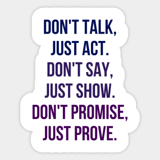 Just Prove Sticker